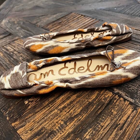 NWOT Sam Edelman Felica Ballet Flat in soft Grey Multi-color - 9 - Picture 11 of 12